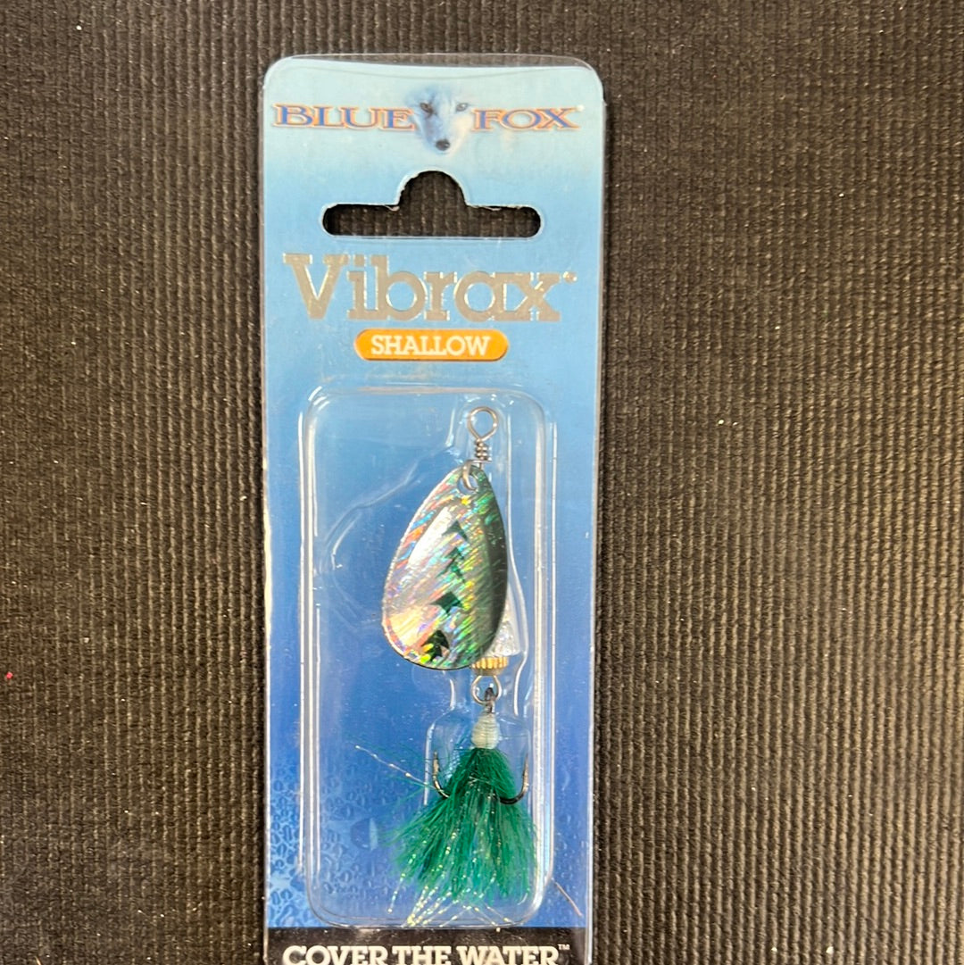 blue fox fishing lures Blue Fox Vibrax Shallow 3/16oz Green – Superfly Flies