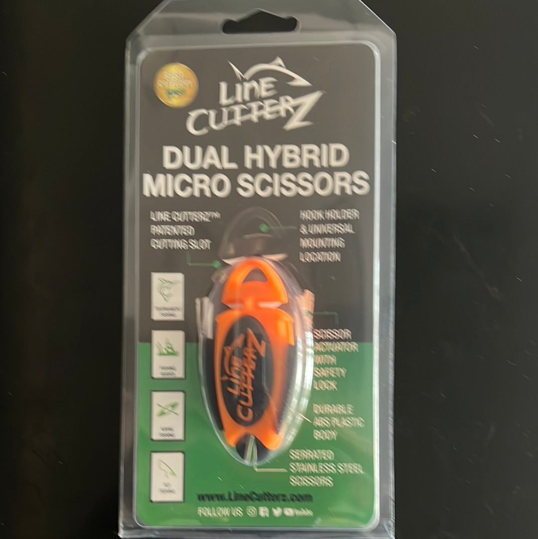 Line Cutterz Dual Hybrid Micro Scissors Blaze Orange
