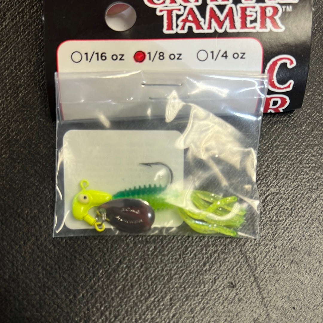 Team Crappie Jig 1/8oz "Green Chartreuse"