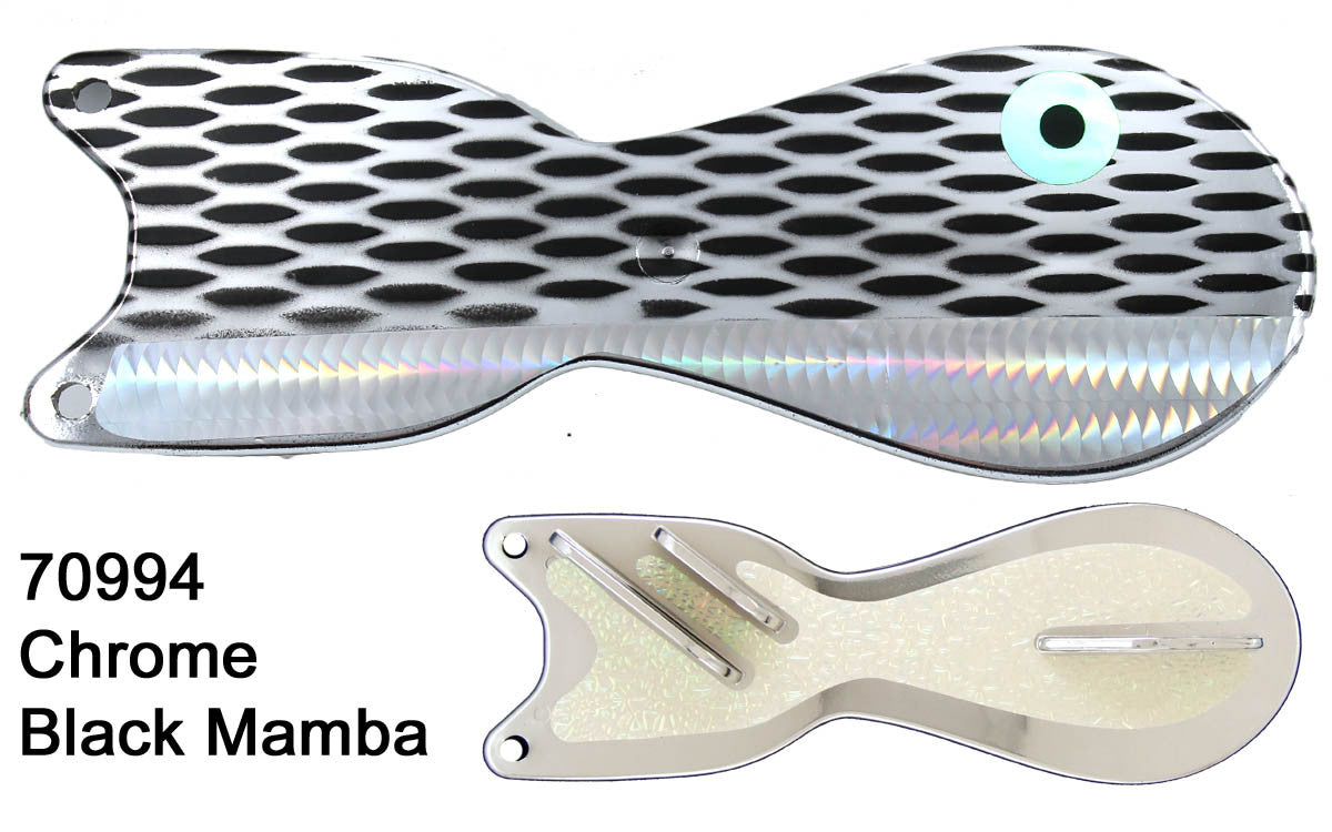 Spin Doctor 10" Flasher (Chrome Black Mamba)