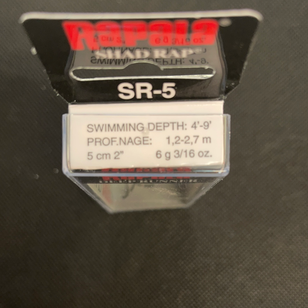 Rapala Shad Rap SR-5 yellow perch