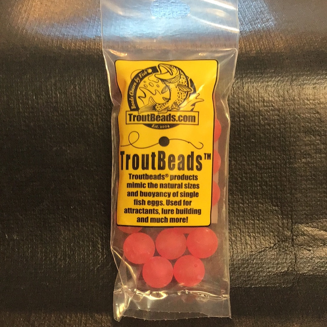 Trout Beads 12mm (Cerise) 20ct