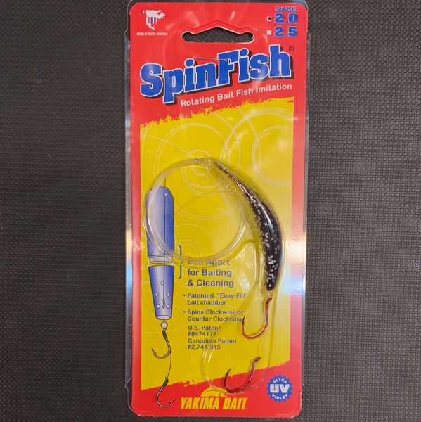 SpinFish 2.0 Yakima Bait  GLITTER PINK WHITE Rotating Rigged 