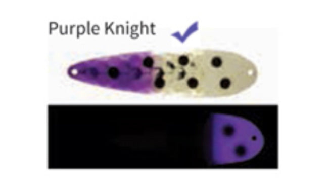 Moonshine Spoon Magnum Purple Knight Silver Half Moon