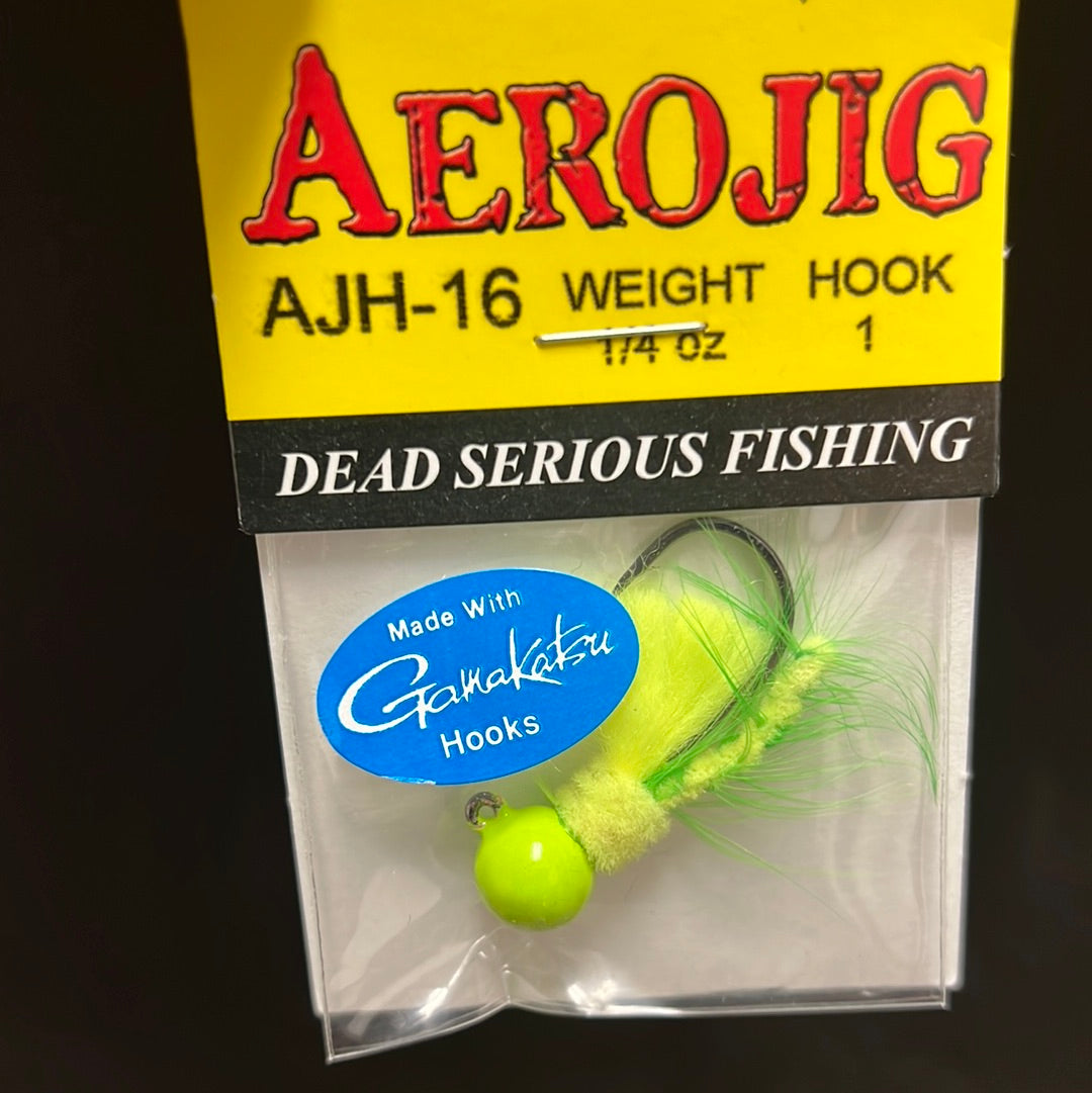 Aerojig 1/4oz chartreuse