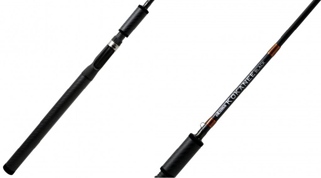 Okuma Kokanee Black Rod 8'