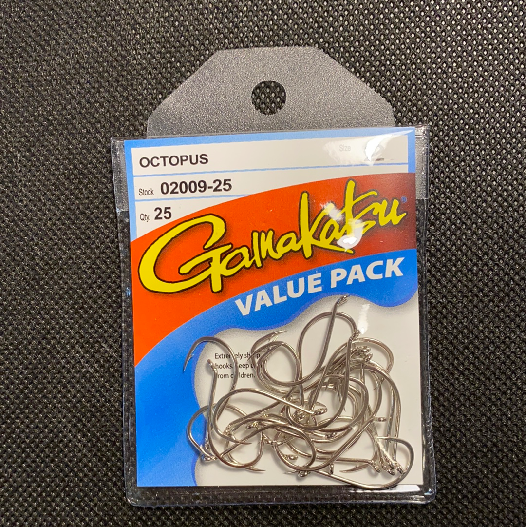 Gamakatsu size 2 Octopus (Silver)