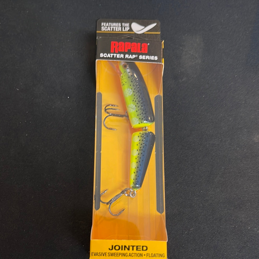 Rapala scatter rap jointed j9 (hot steel)
