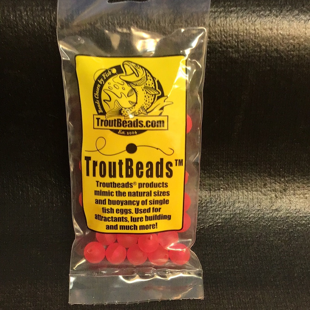 Trout Beads 8mm (Cerise) 40ct