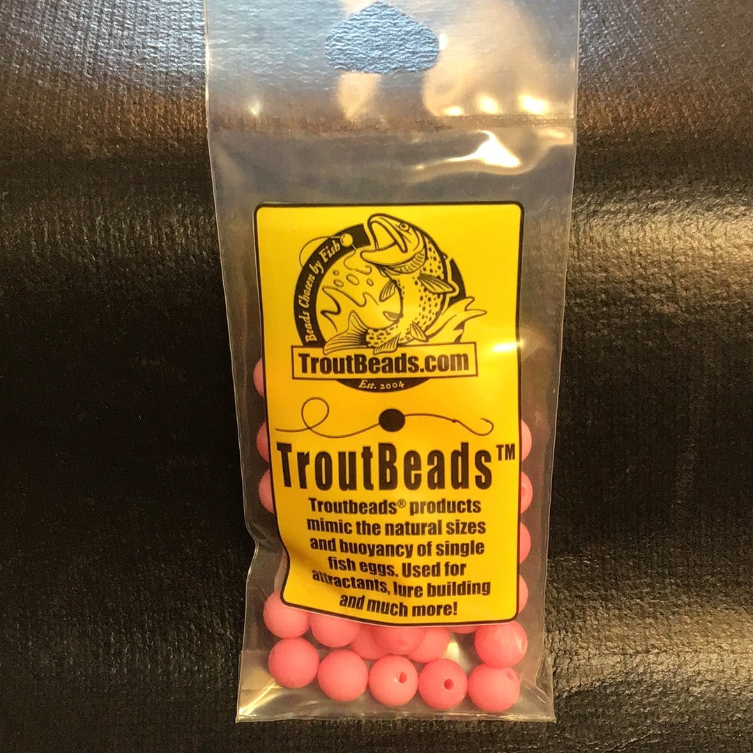 Trout Beads 8mm (Pink) 40ct