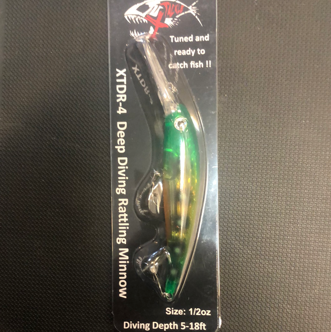 Xtackle 4” Green hornet