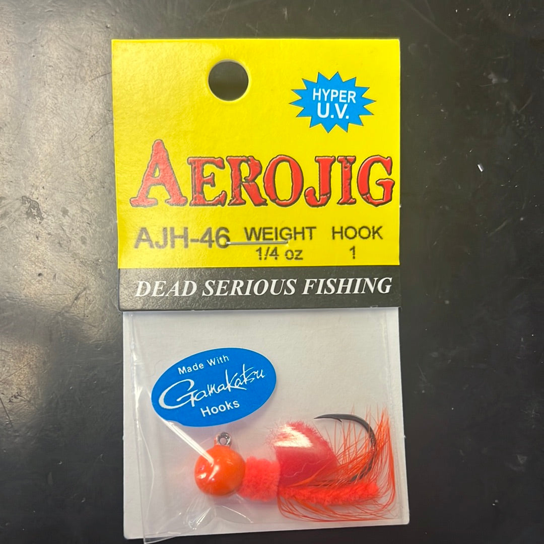 Aerojig 1/4oz orange/red