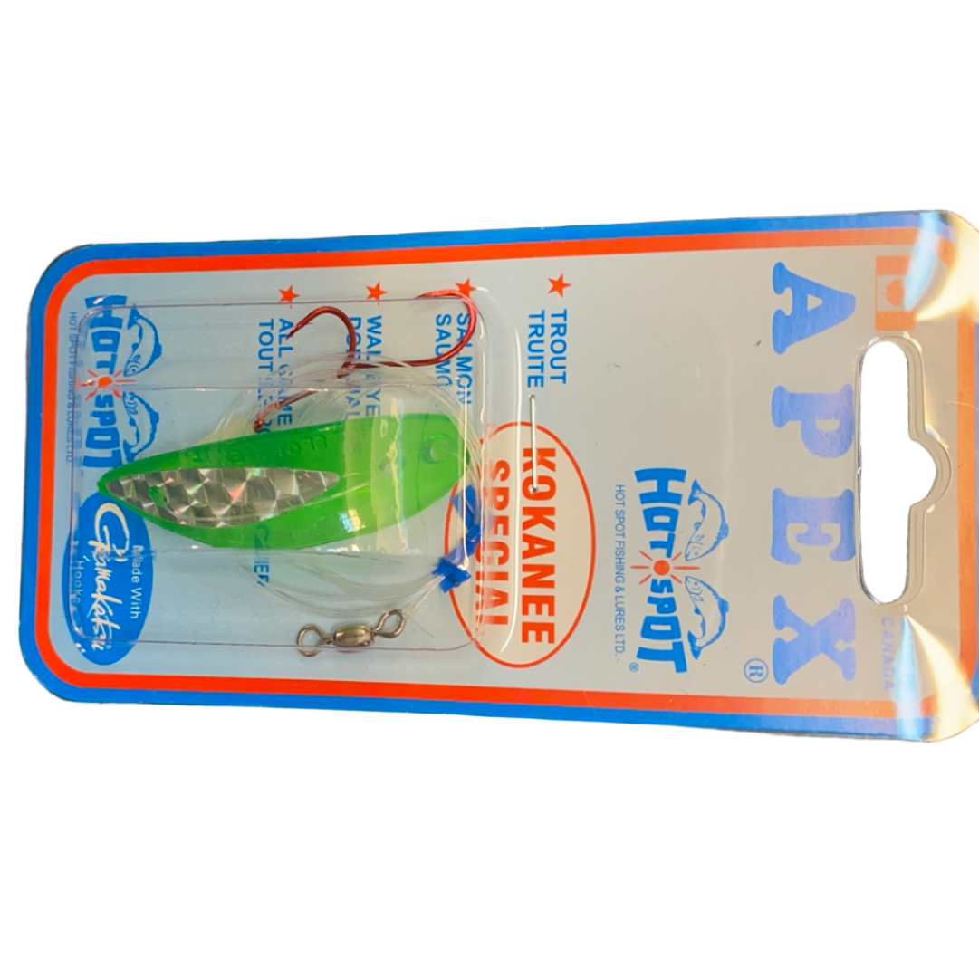 #87 Florescent Chartreuse Kokanee Special