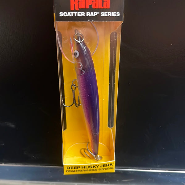Rapala scatter rap deep husky jerk purpledescent – Superfly Flies
