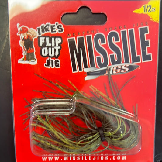 Missile Baits flip out  jigs 1/2oz dill pickle