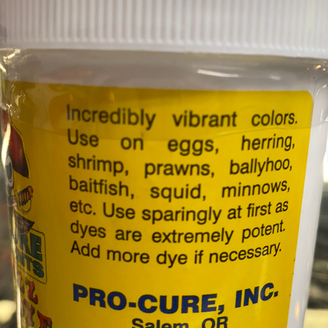 Pro Cure bad ass bait dye (Lime green)