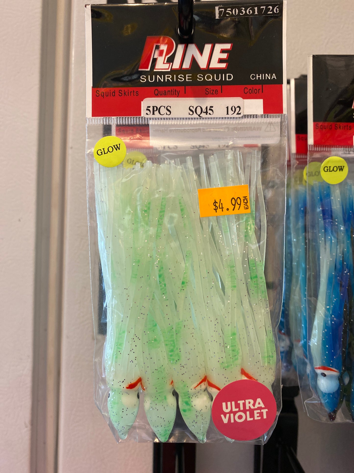 Pline 4.5 squid (green glow uv)