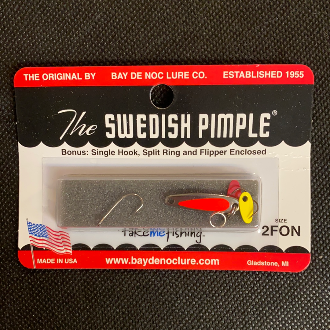 Swedish Pimple 2 fluorescent, Orange Nickel