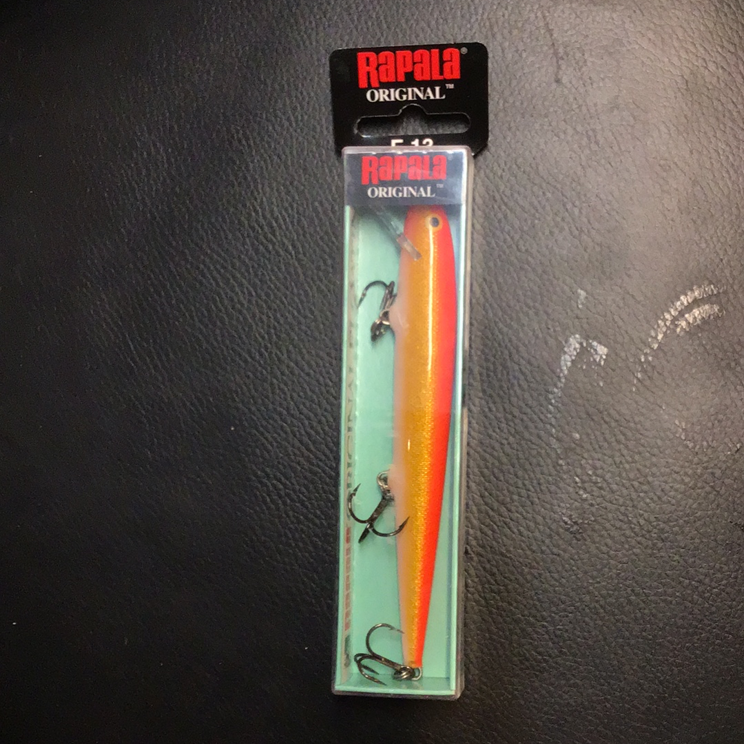Rapala F-13 Gold Fluorescent Red