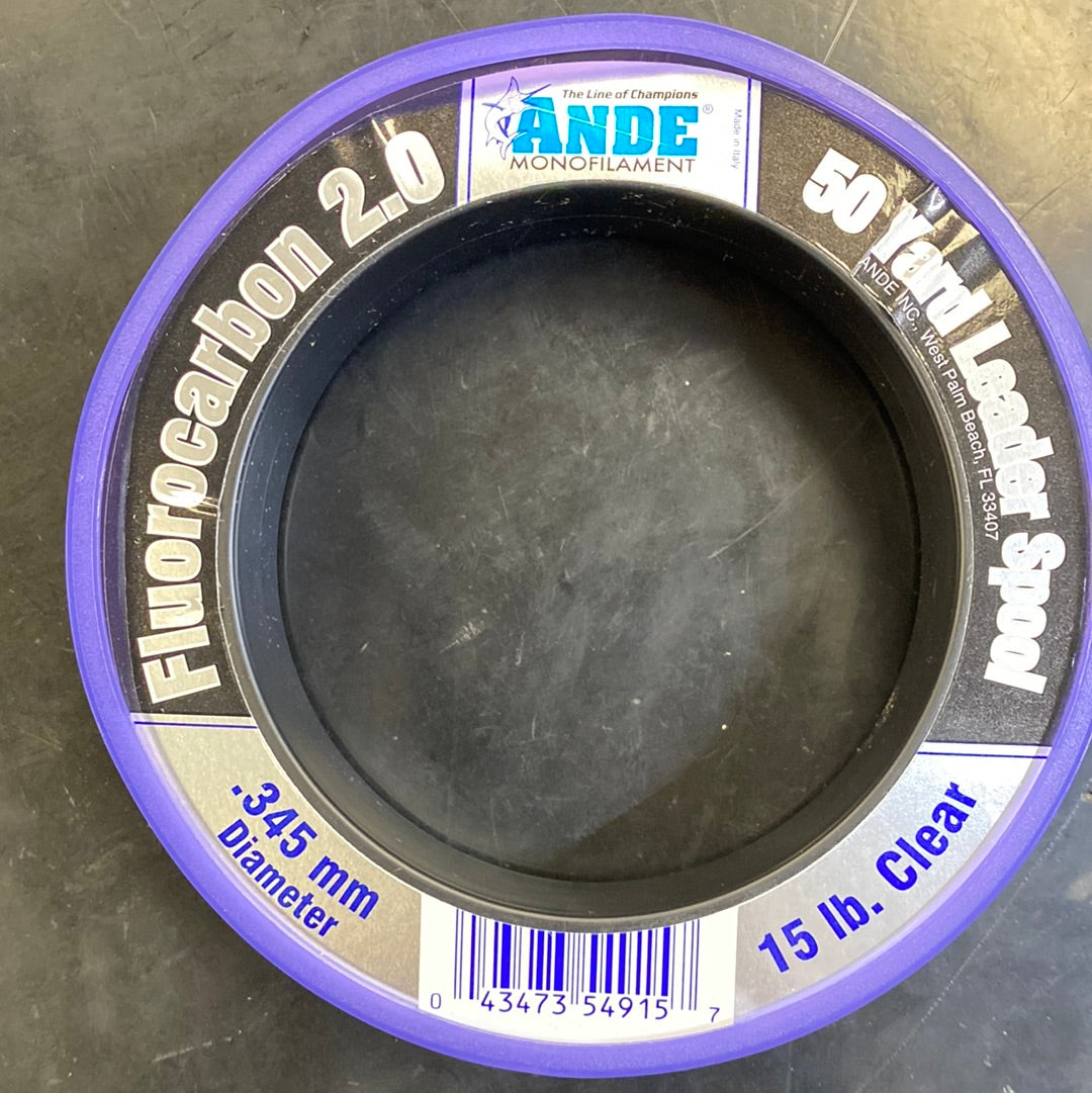 Ande Fluorocarbon 2.0 15lb test