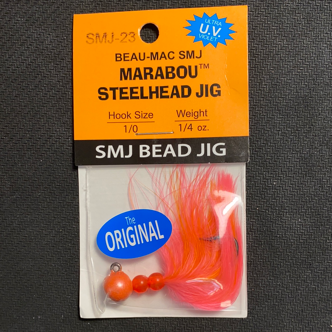 Marabou Jig 1/4oz Pink/Orange