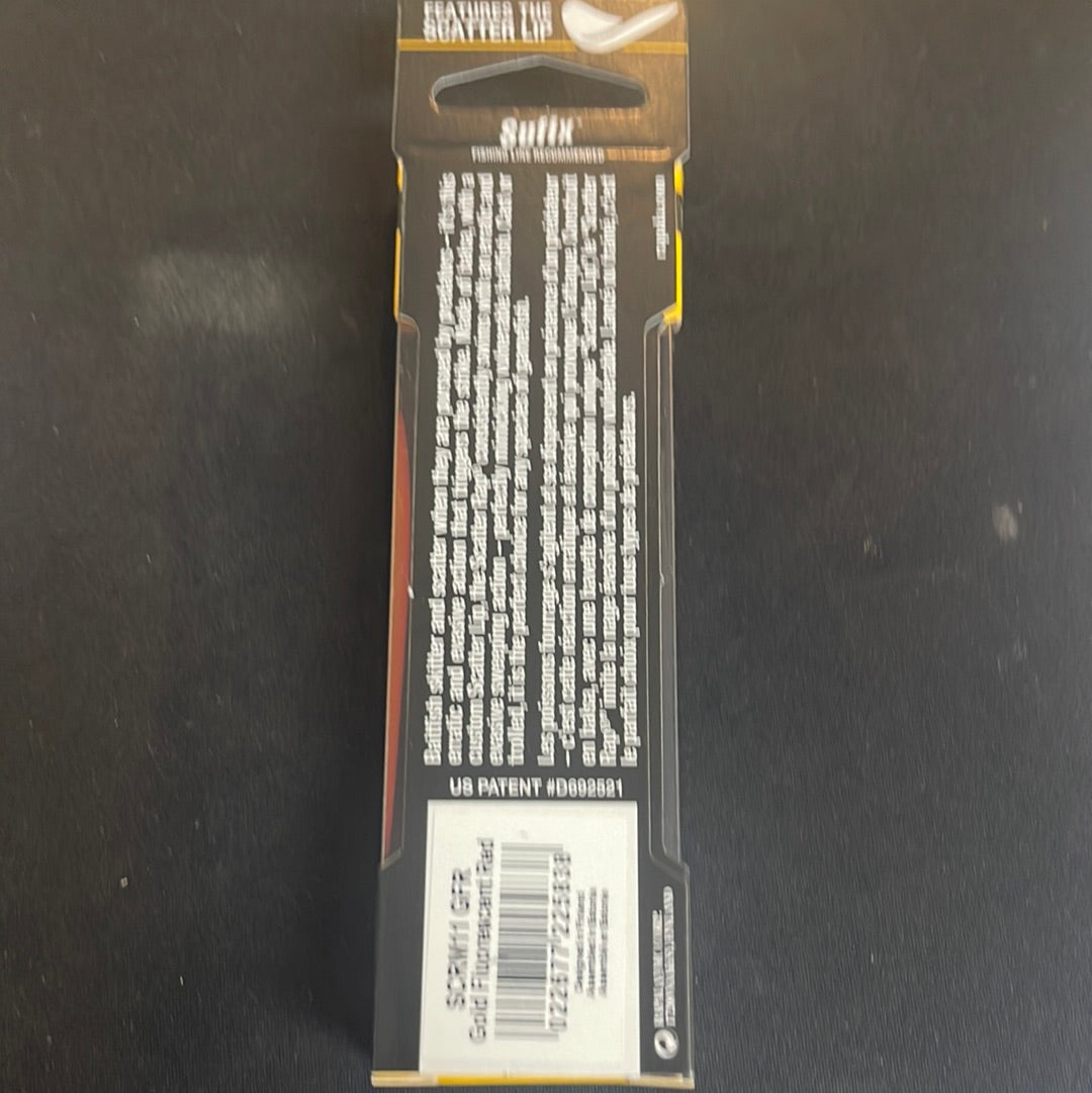 Rapala scatter rap 11 minnow (gold fluro red)