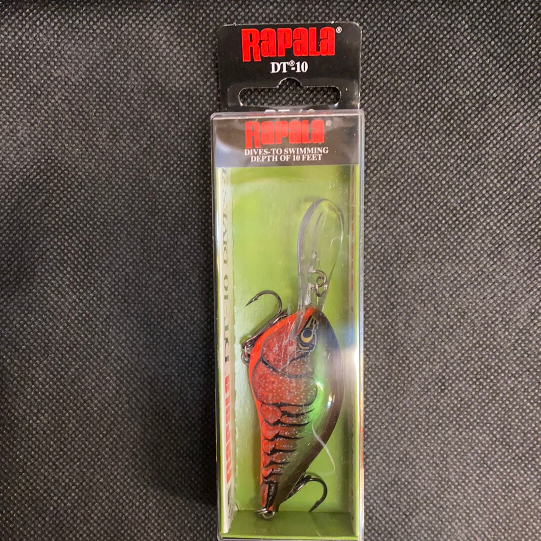 Rapala DT-10 Red Crawdad