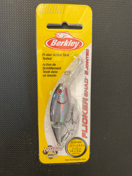 Berkley Flicker Shad 5 (black silver) jointed – Superfly Flies