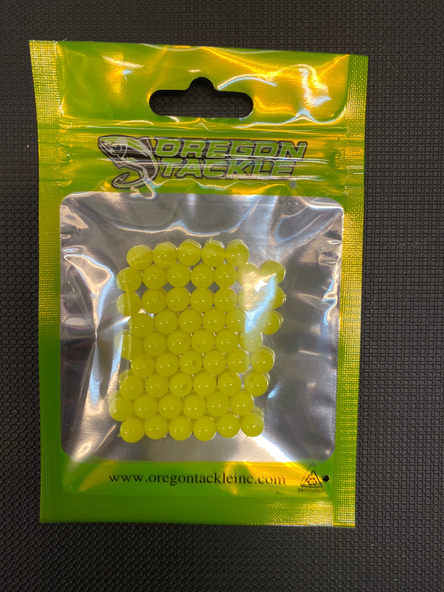 Oregon Tackle Chartreuse Opaque 6mm #622
