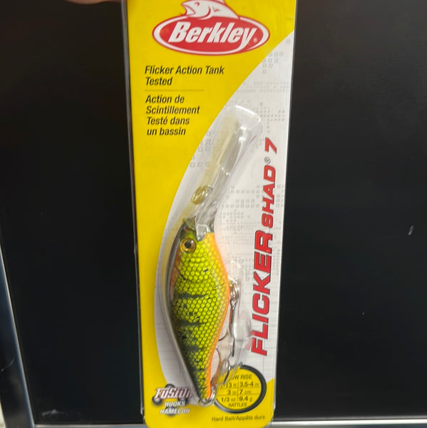 Berkley Flicker Shad 7 (yellow perch)