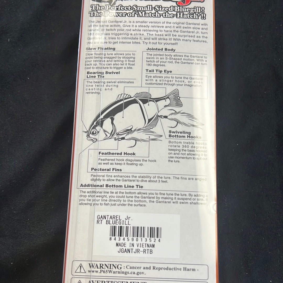 Jackall Gantarel Jr t Bluegill