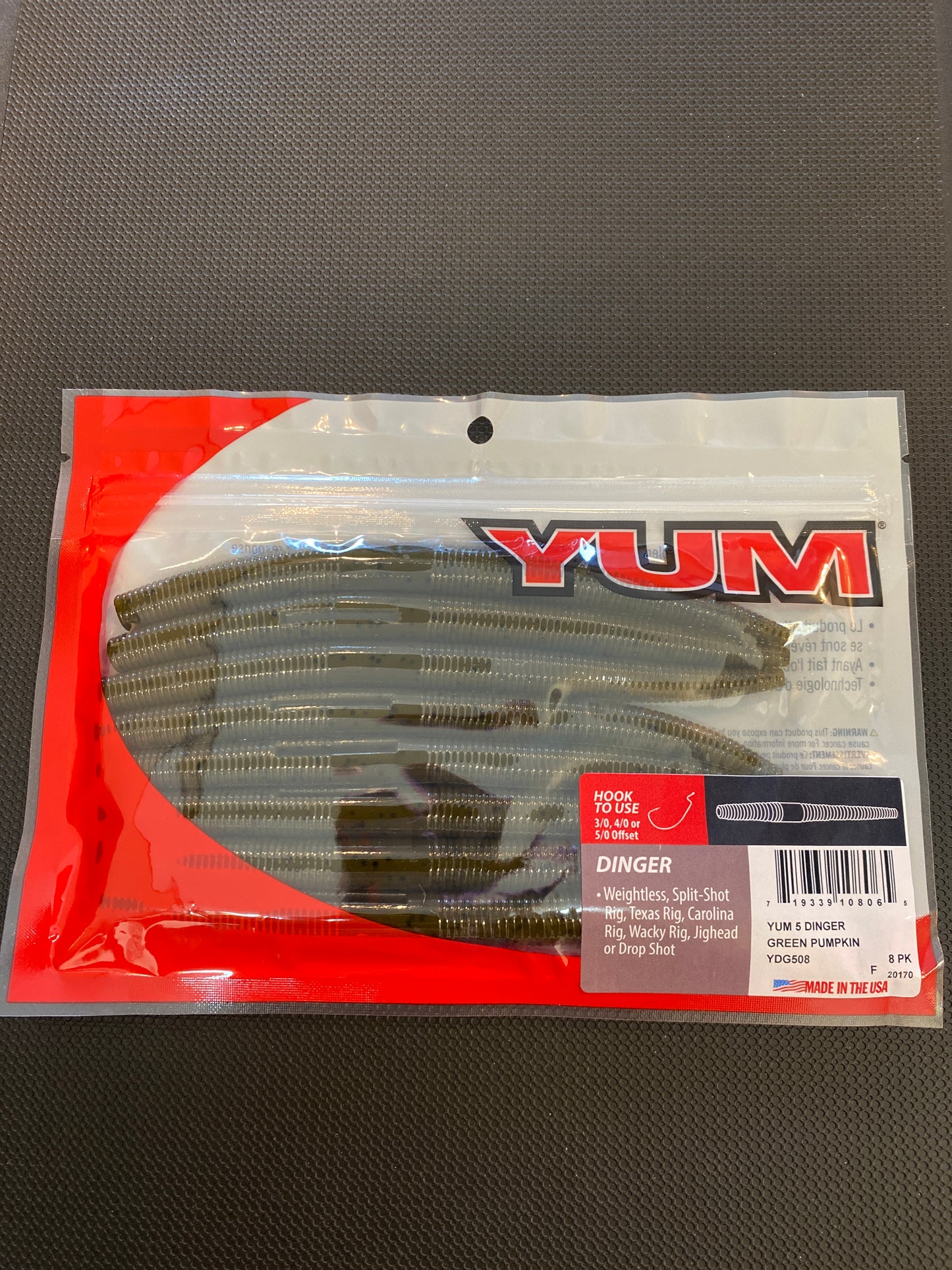 YUM dinger 5" Green pumpkin