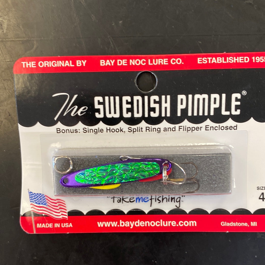 Swedish Pimple size 4 Purple Ice