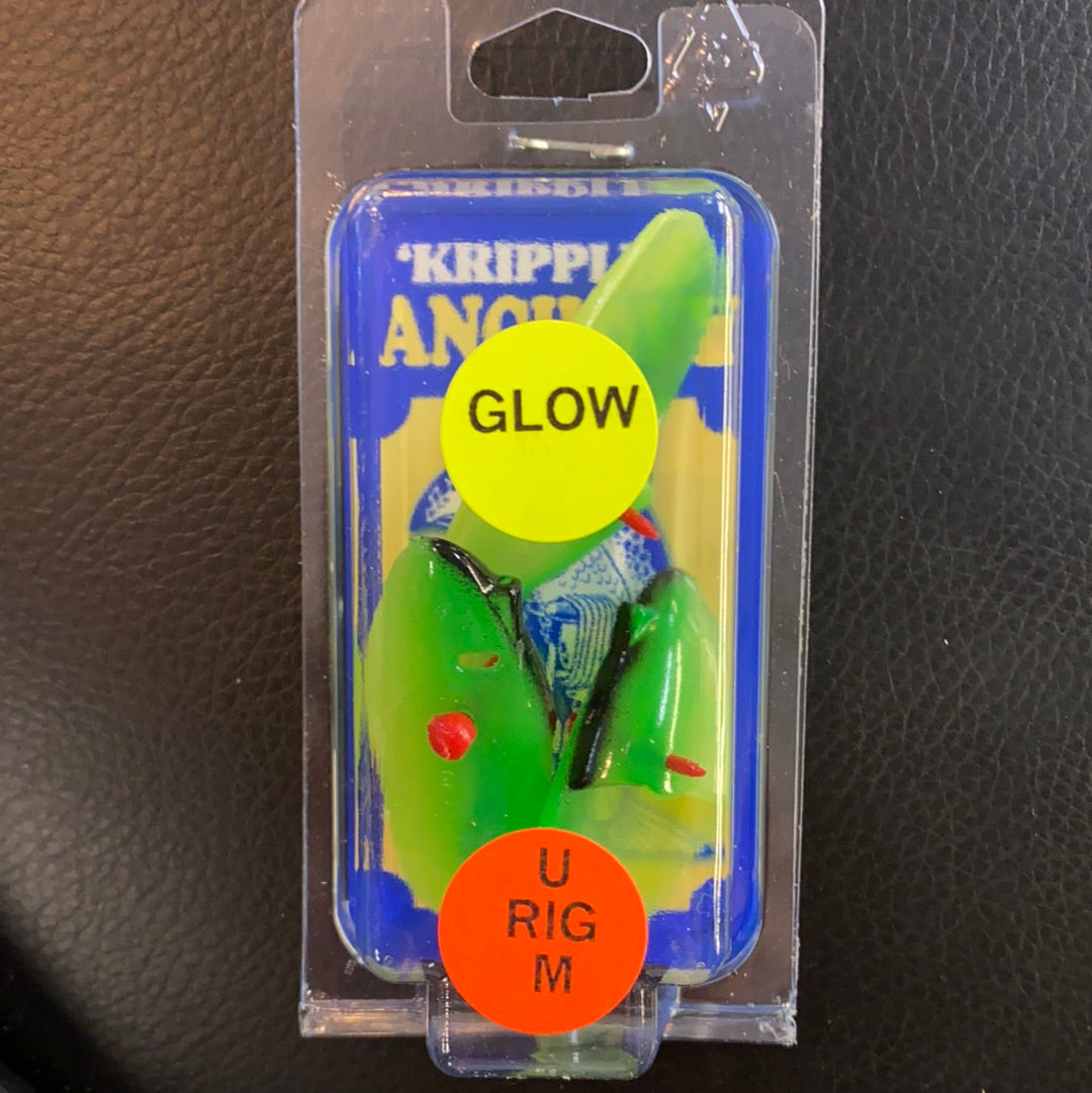 Krippled Anchovy green glow black stripe