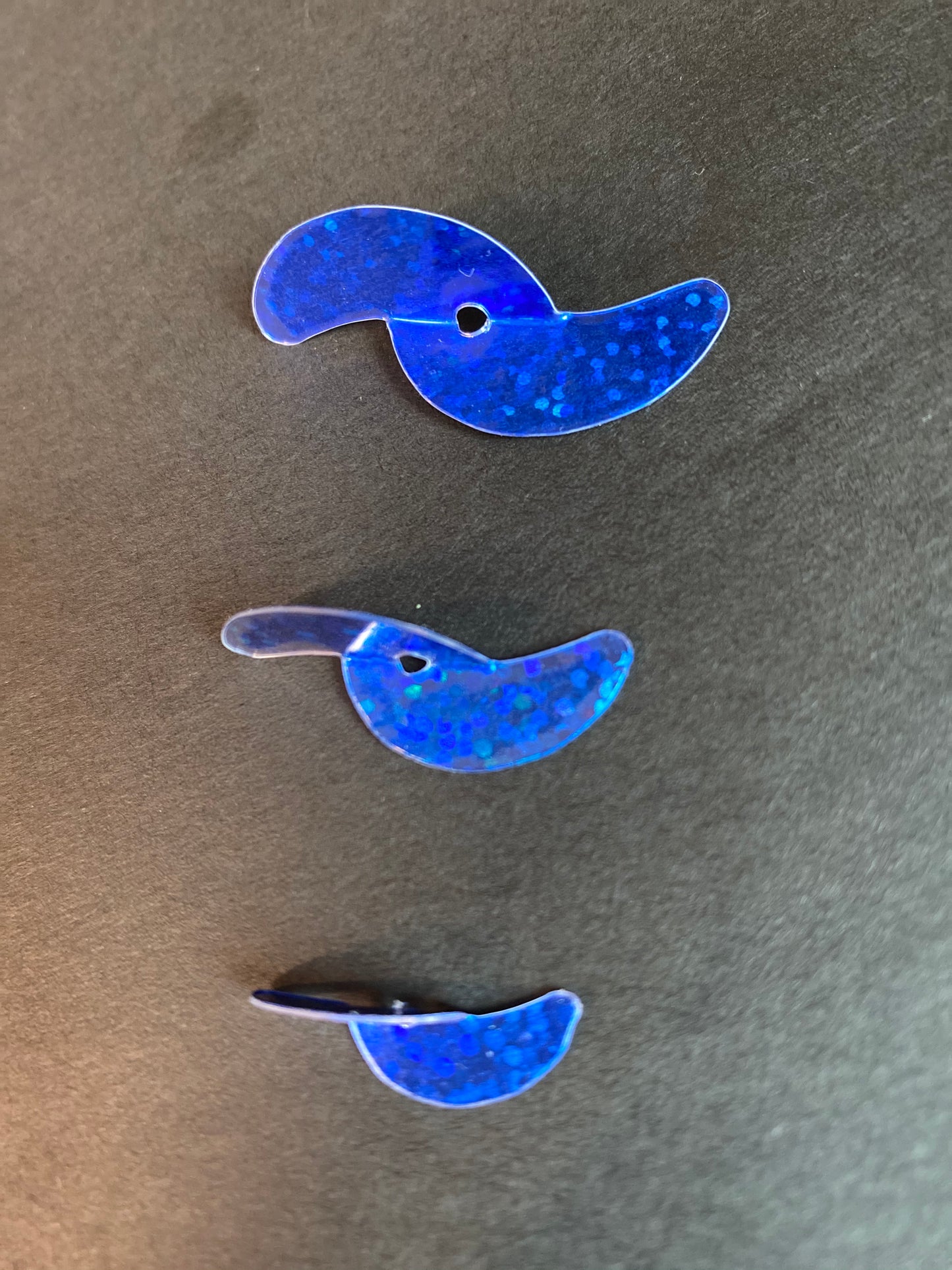 Superfly Blue Sparkle Spinner Blades