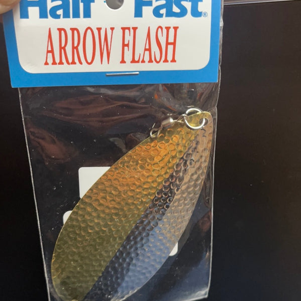 Arrow Flash Dodger - 50/50 Hammered Brass