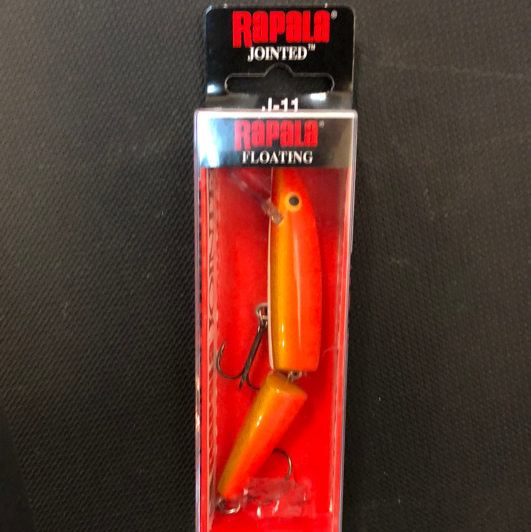 Rapala J-11 Gold Florescent Red