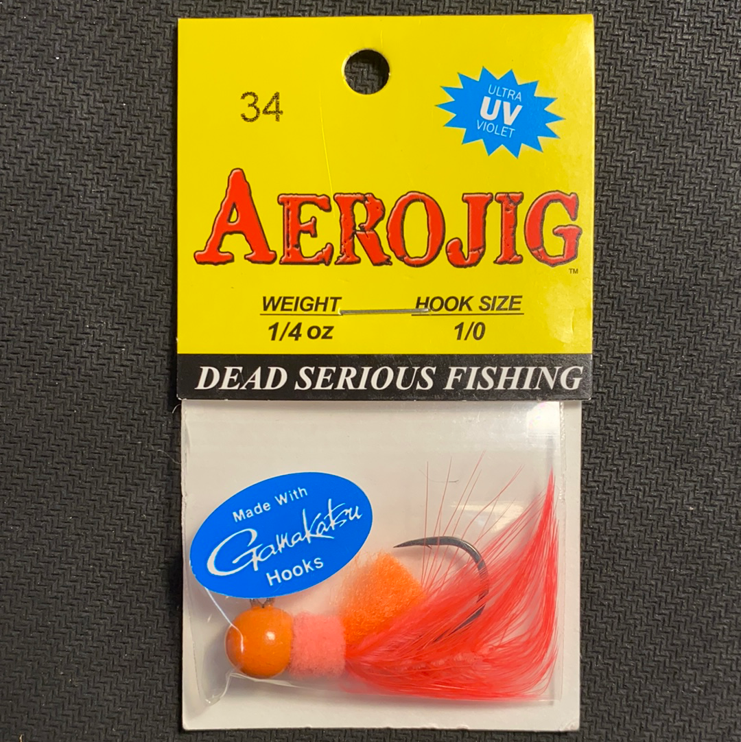 Aero Jig 1/4oz Orange/ Orange 34