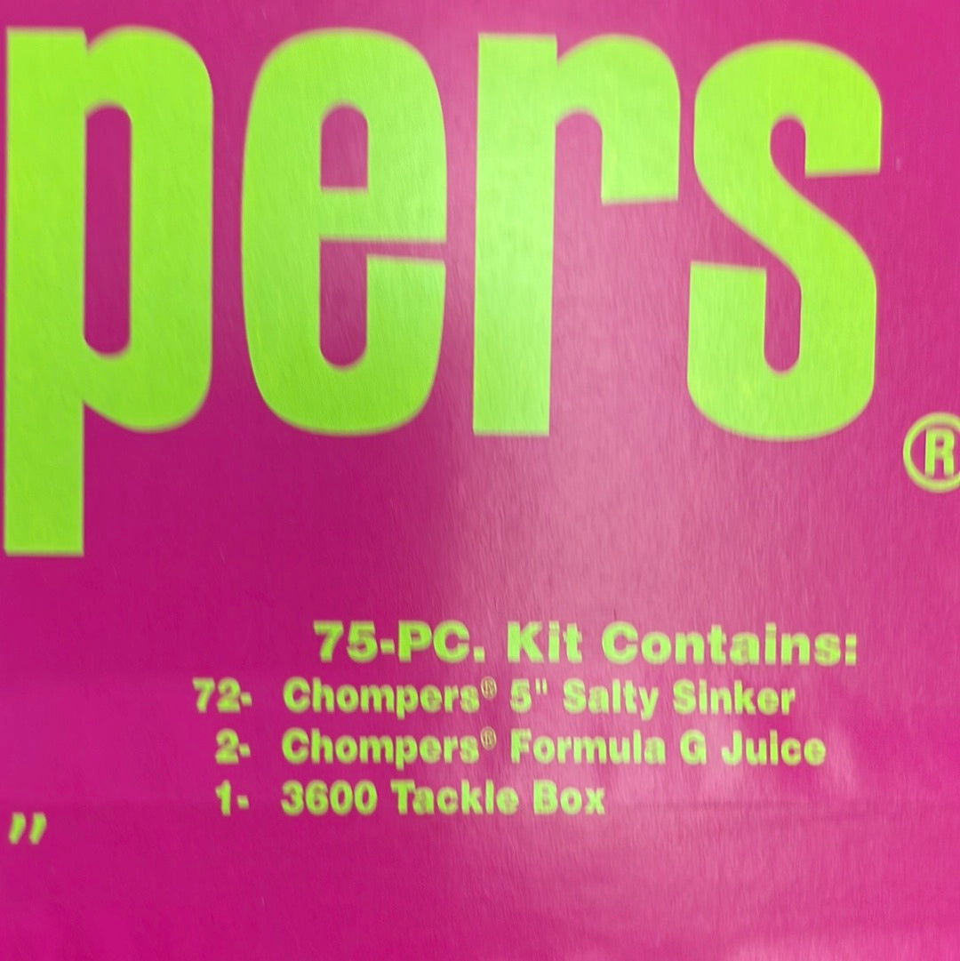 Chompers 75pc salty lunker kit