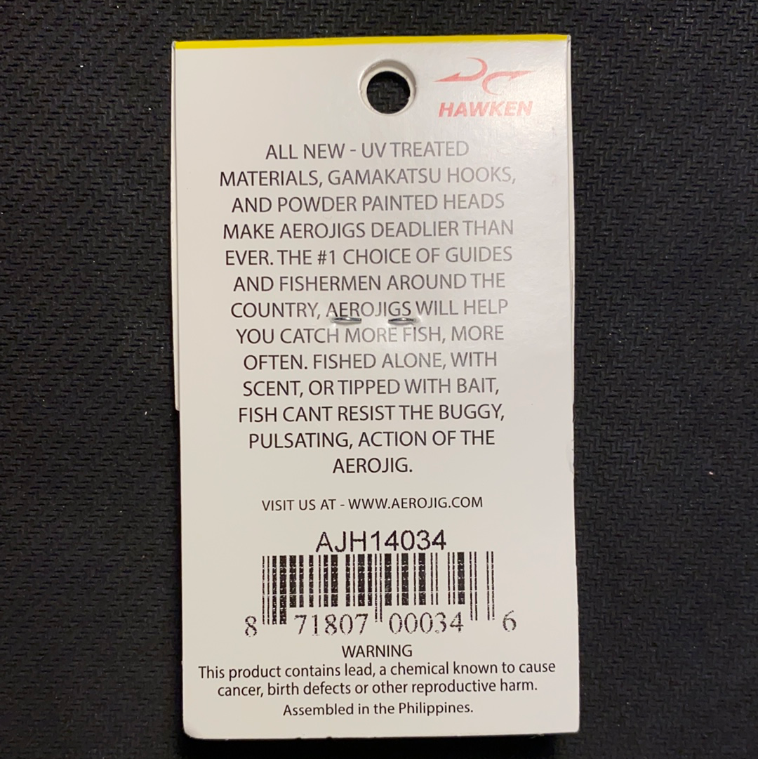 Aero Jig 1/4oz Orange/ Orange 34