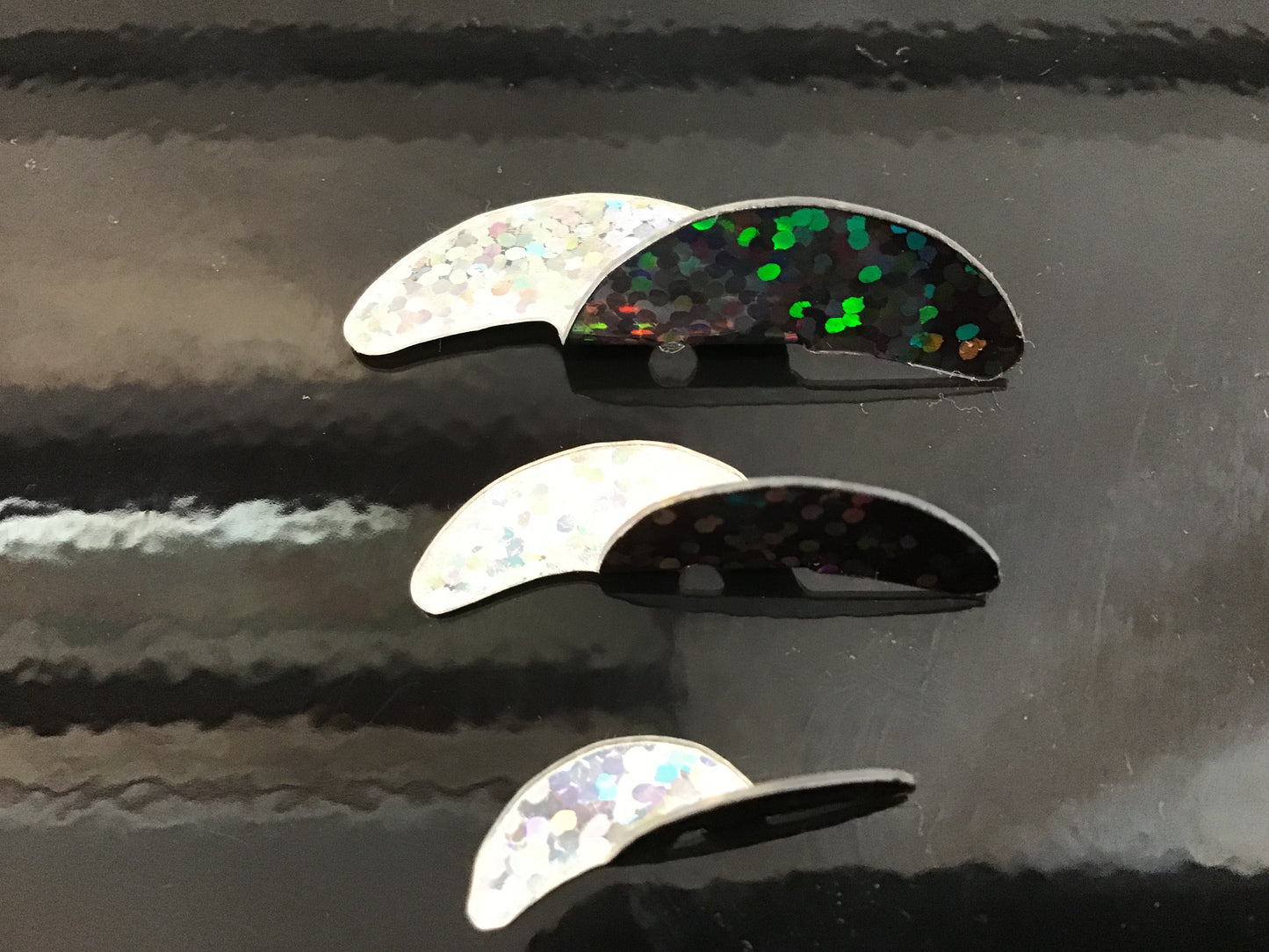Black and silver