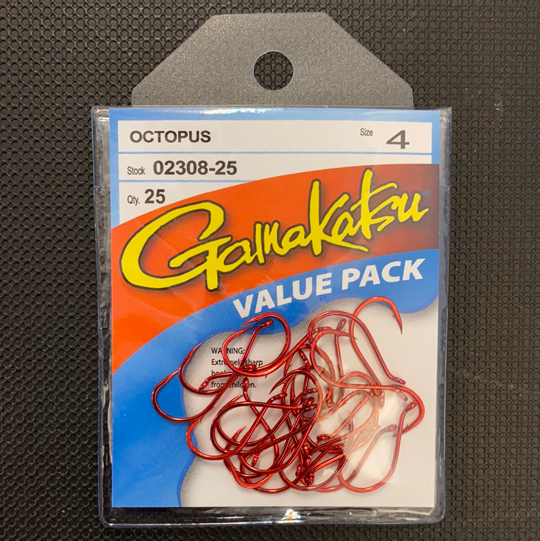 Gamakatsu 4 Octopus (Red)