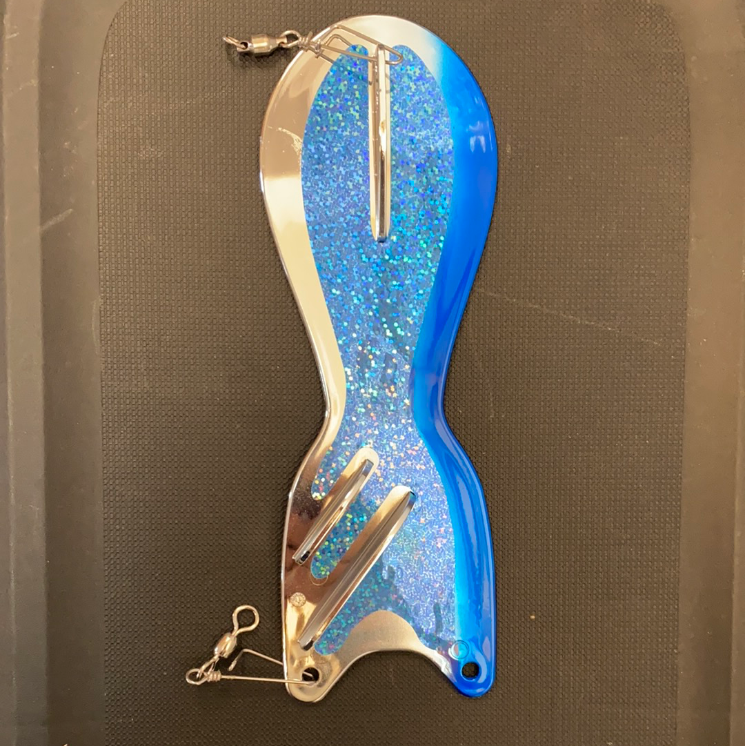 Spin Doctor 10" Flasher (UV Blue Sparkle)