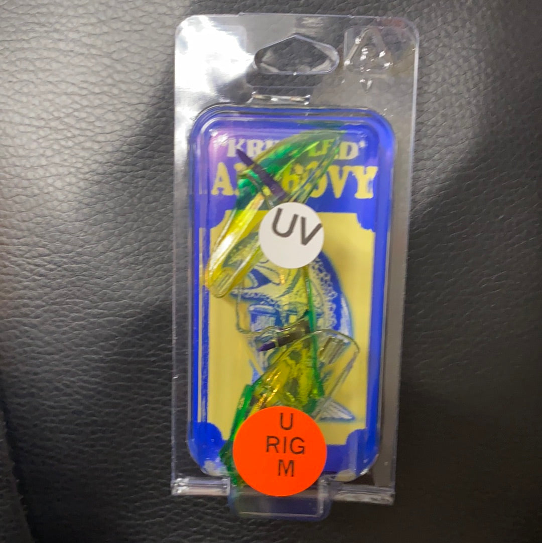 Krippled Anchovy helmet green UV