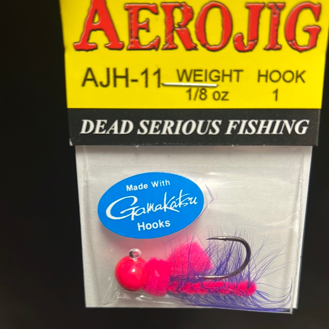 Aerojig 1/8oz pink purple