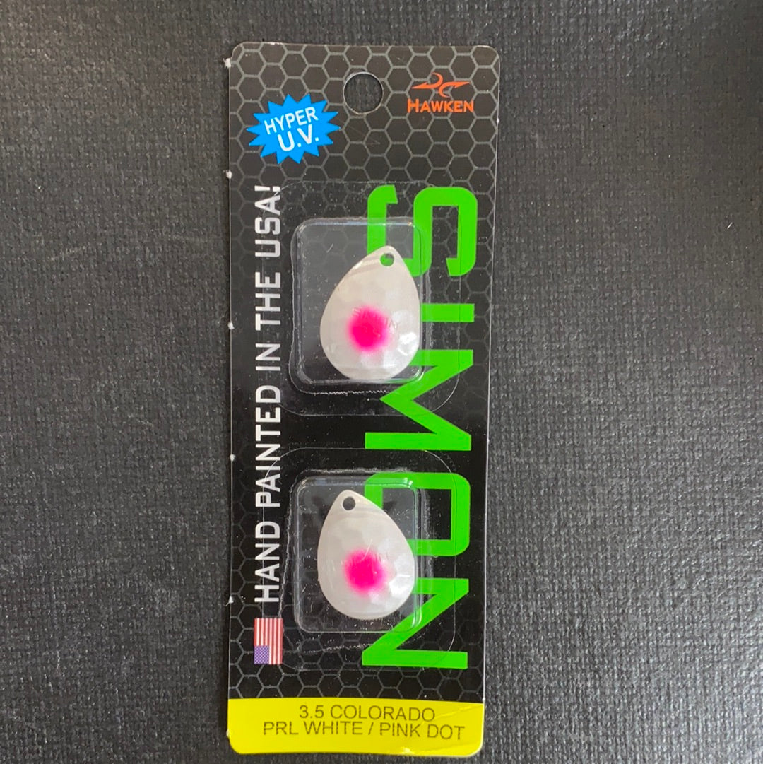 Simon 3.5 Colorado Pearl White/ Pink Dot