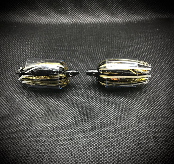 2"Gold and black 2-pack