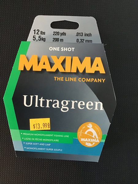 Maxima Ultragreen 12lb – Superfly Flies