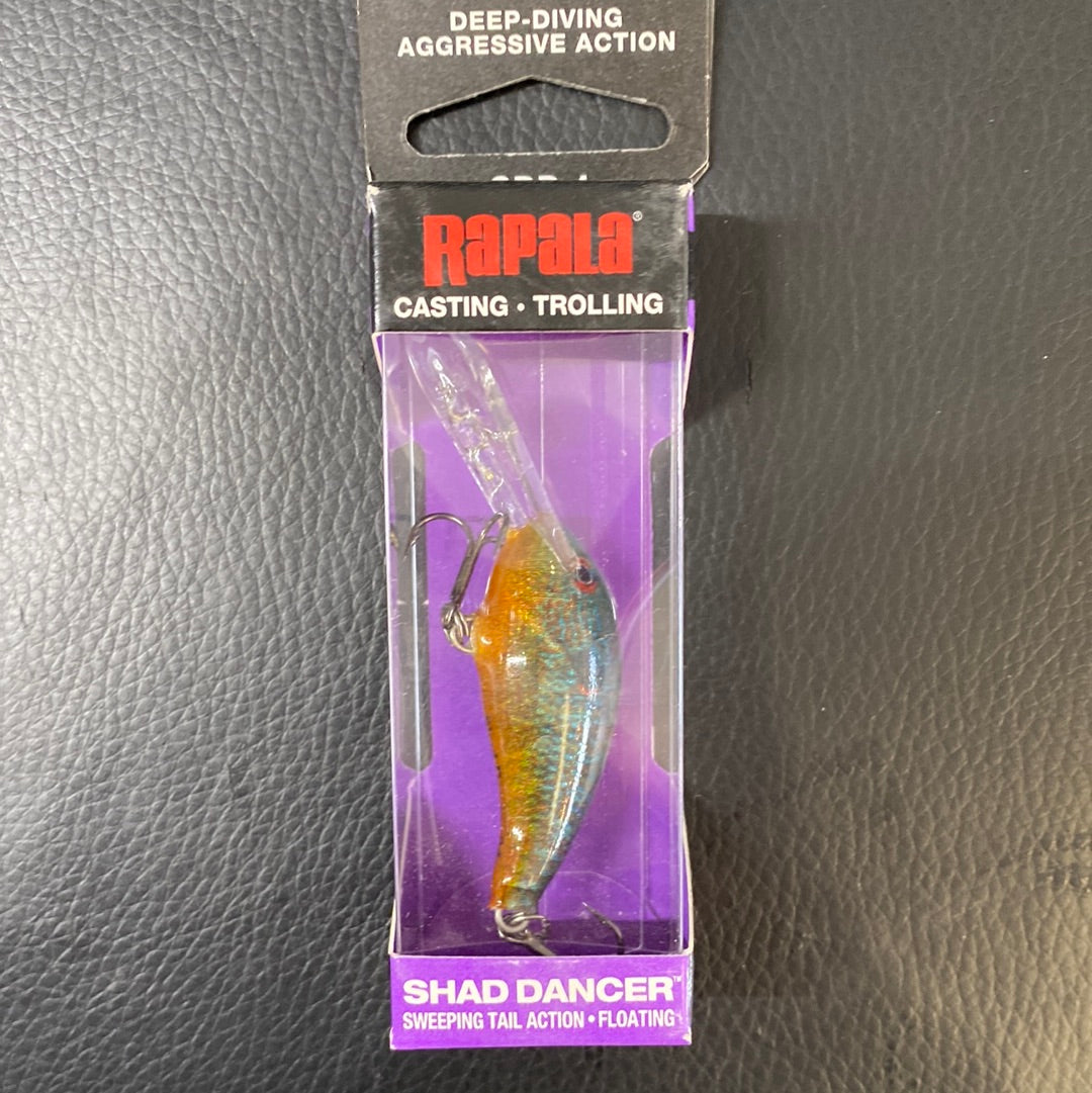 Rapala Shad Dancer 4 Live Pumpkinseed
