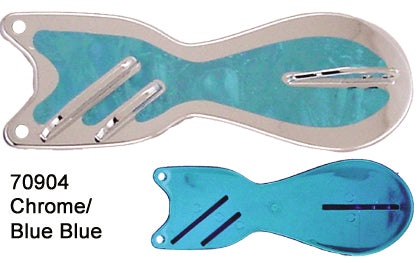 Spin Doctor 8" Blue Chrome Blue Flasher